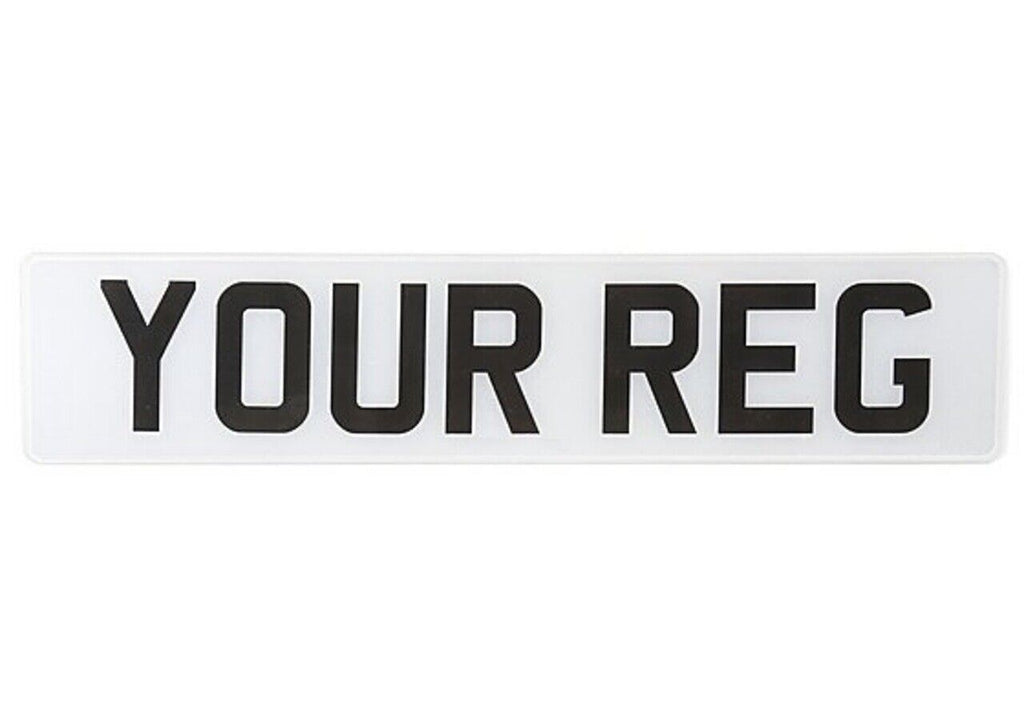 100% ROAD/MOT Legal Premium Car Registration Number Plate - FRONT