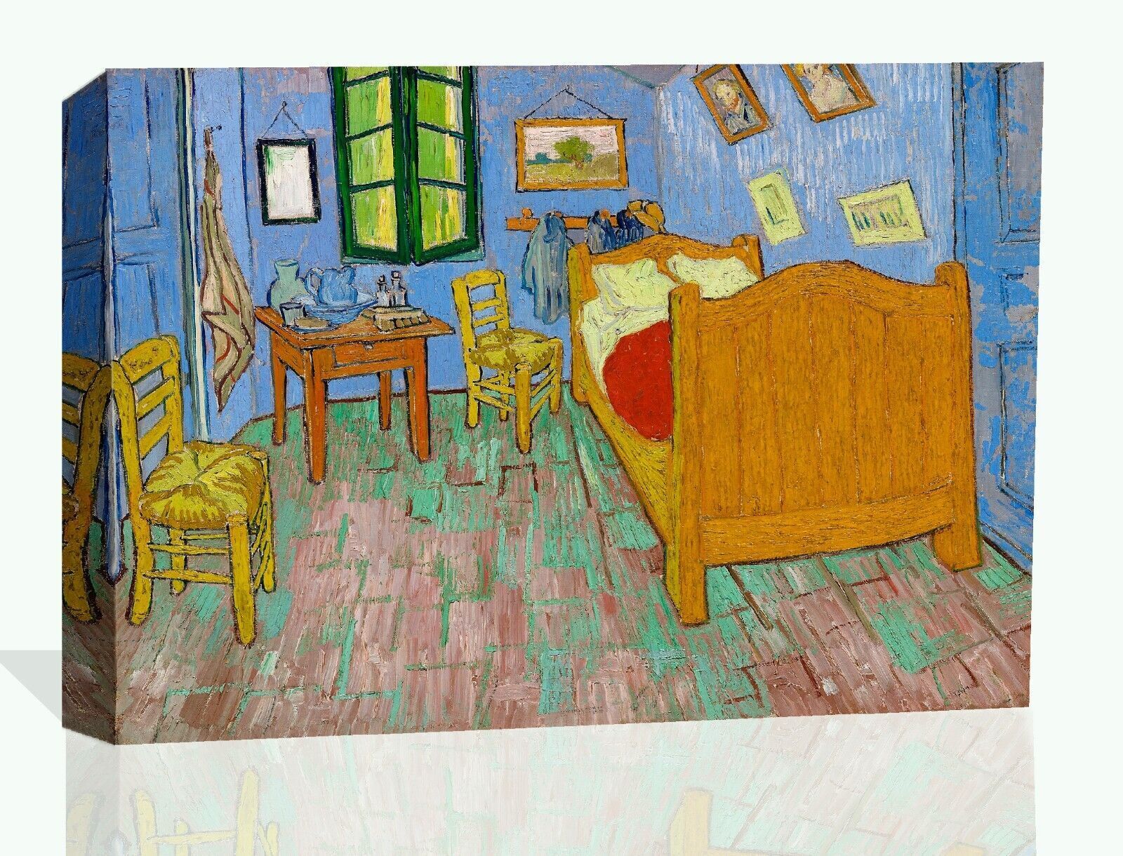 VINCENT VAN GOGH, BEDROOM IN ARLE painting canvas wall art Picture Print