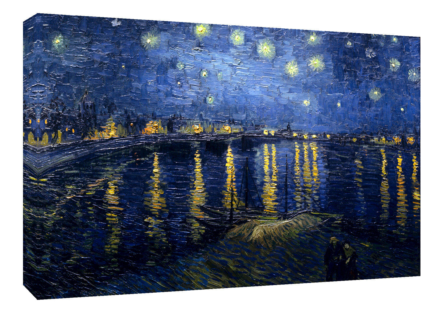 Van Gogh Painting Starry Night Canvas Wall Art Picture Print
