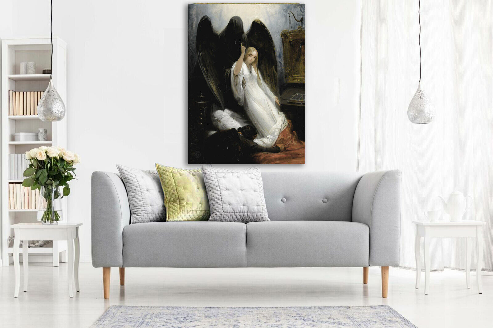 The Death Angel PAINTING -CANVAS WALL ARTWORK PICTURE PRINT