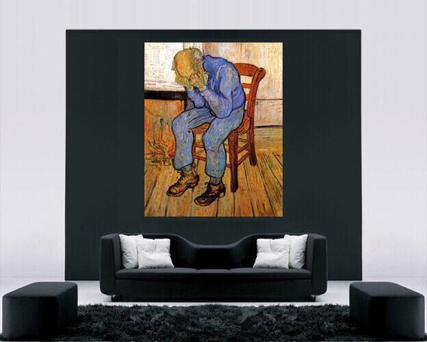 Vincent Van Gogh At Eternity's Gate painting CANVAS WALL ART Picture Print