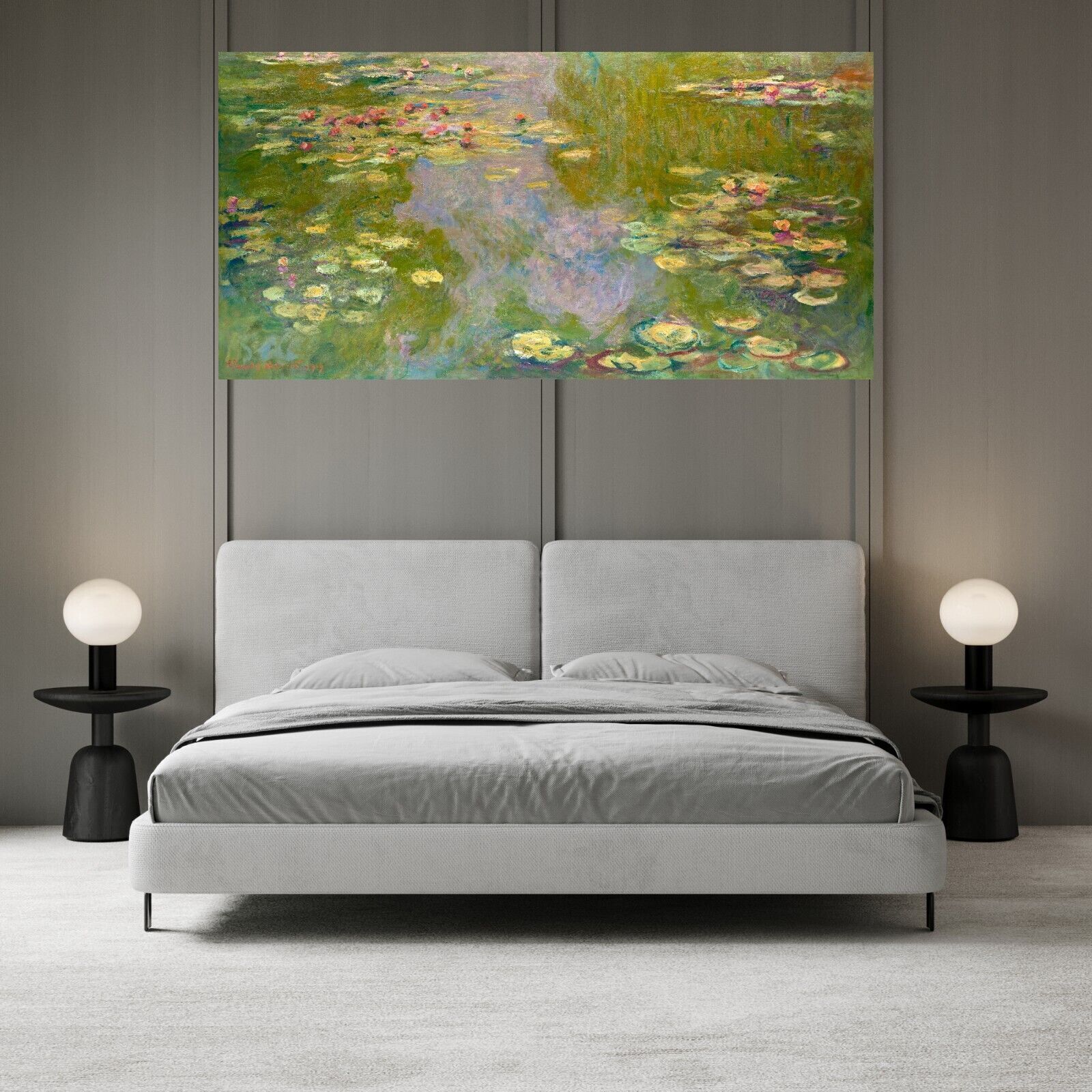 Claude Monet, The Water Lilies Painting Canvas Wall Art Print