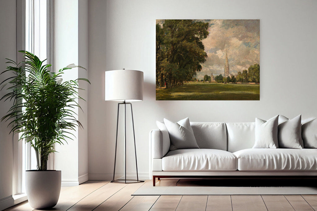 John Constable Salisbury Cathedral Painting Wall Art Picture Print
