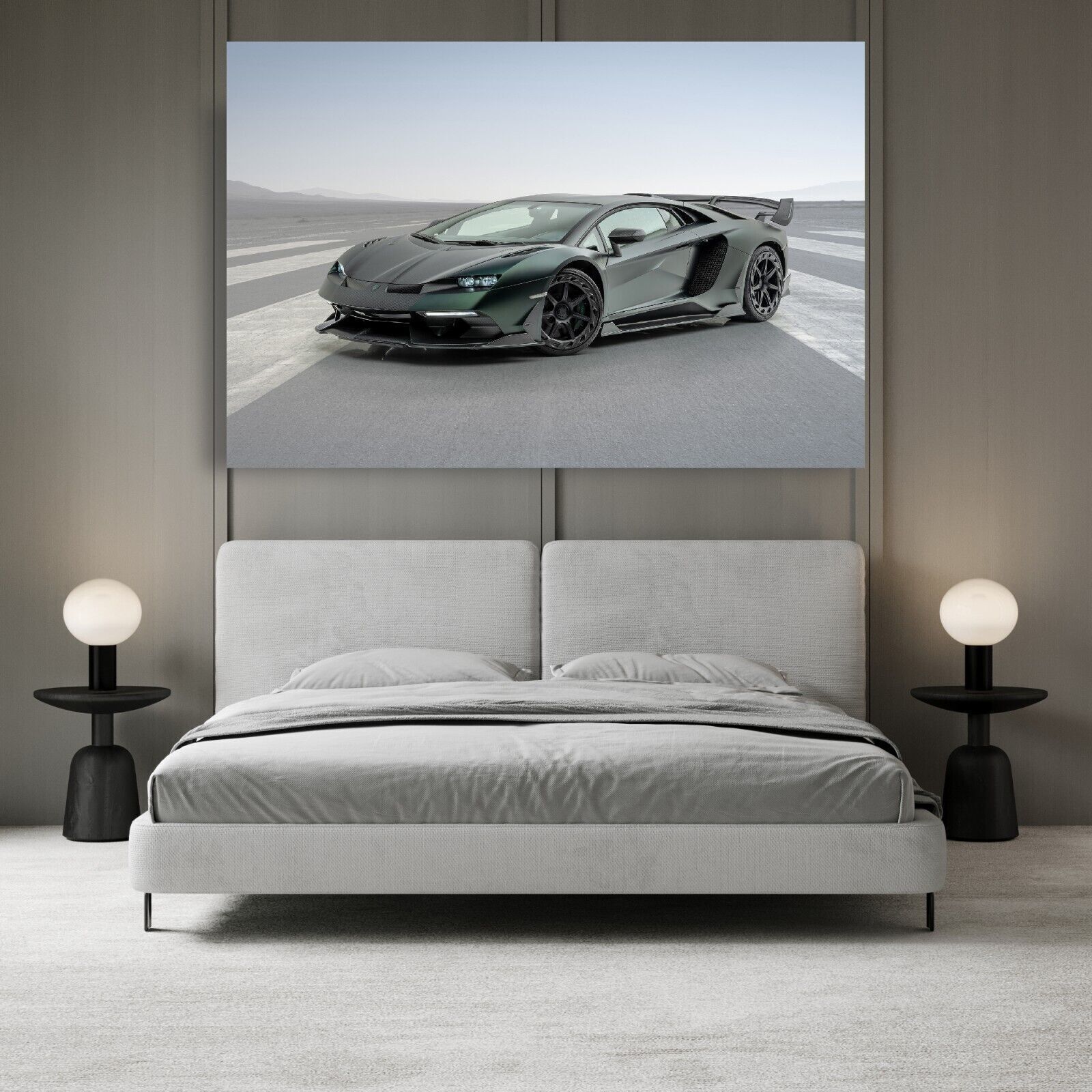 Lamborghini Aventador SVJ Sports Super car CANVAS WALL ART Picture Print