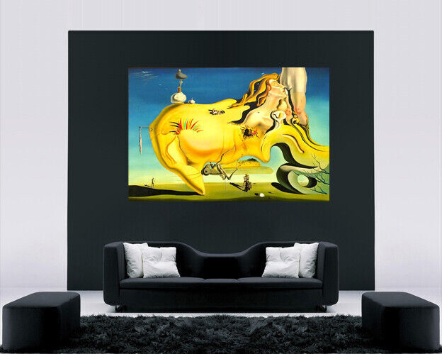Salvador Dali - The Great Masturbator Canvas Painting Wall Art Print Picture