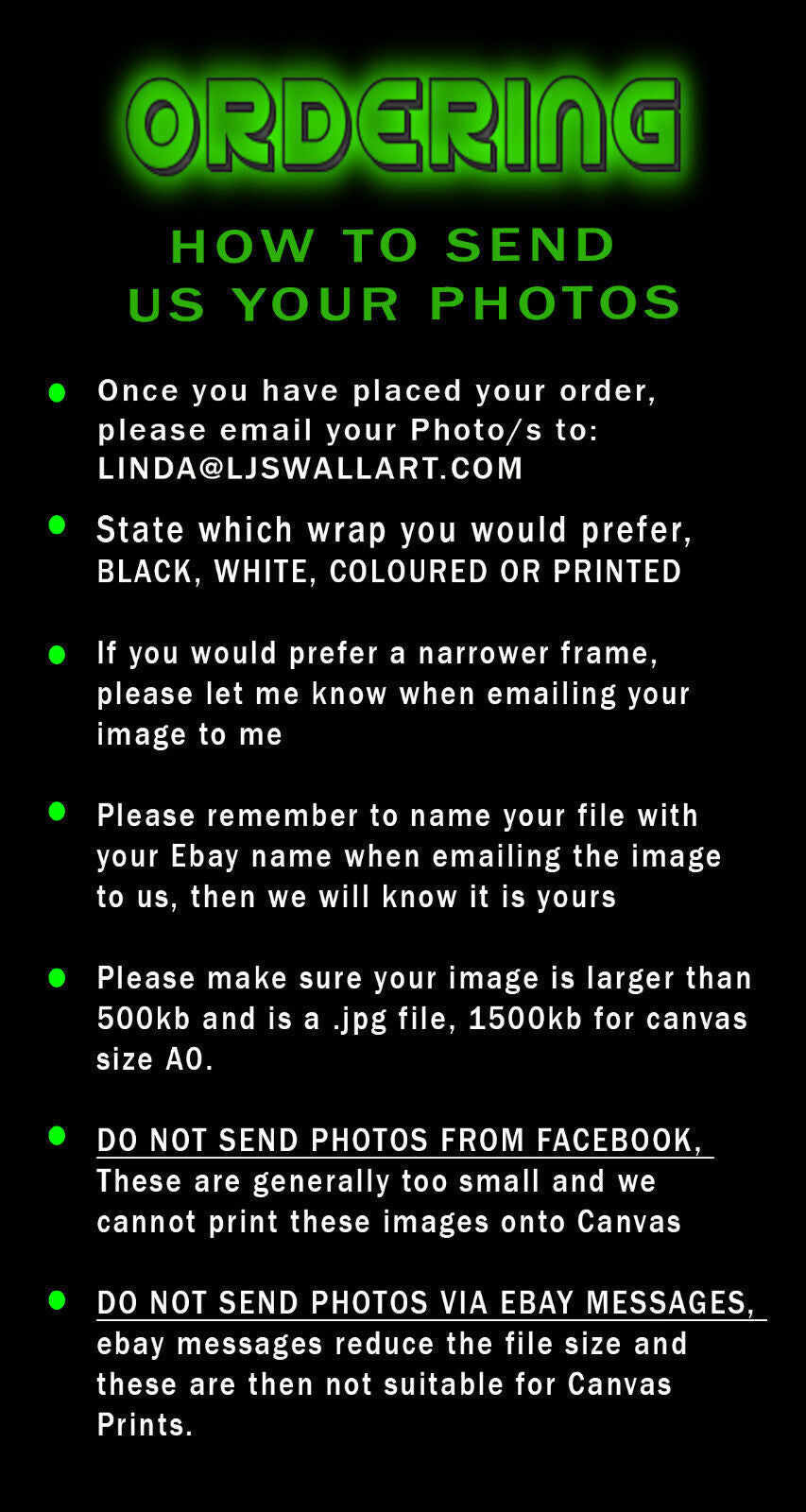 Photo On Canvas Print Your Personalised Picture Framed Ready to hang 20" x 20"