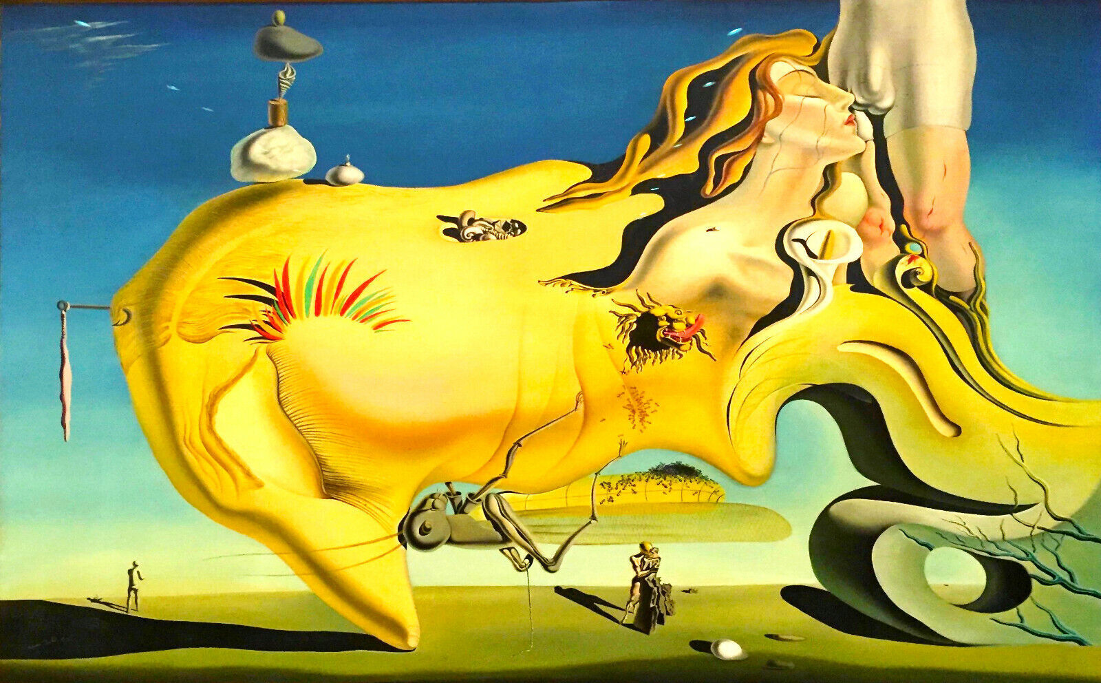 Salvador Dali - The Great Masturbator Canvas Painting Wall Art Print Picture