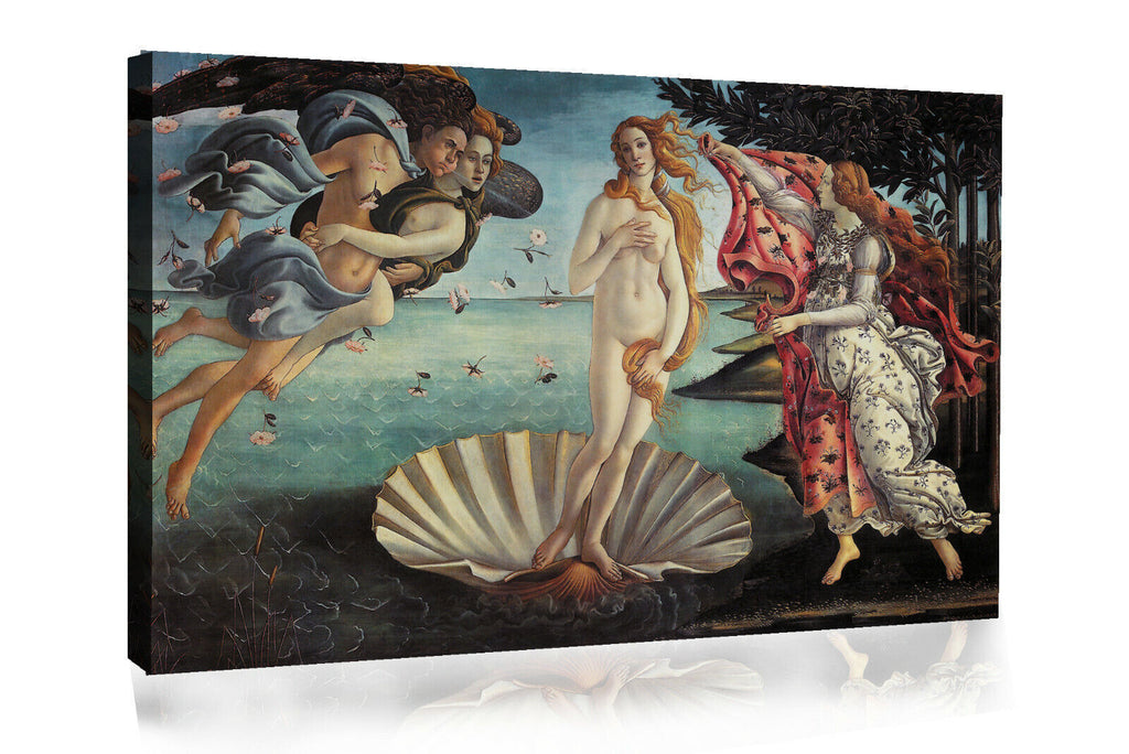 The Birth of Venus Botticelli  CANVAS WALL ART PRINT ARTWORK