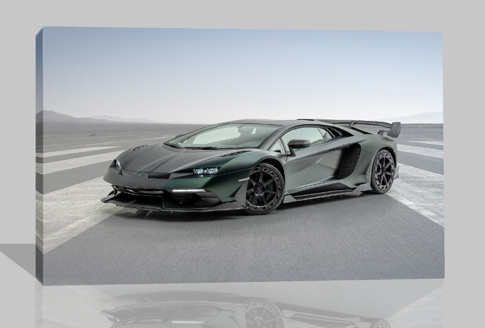 Lamborghini Aventador SVJ Sports Super car CANVAS WALL ART Picture Print