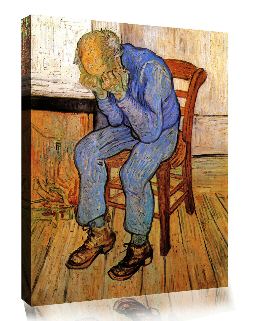 Vincent Van Gogh At Eternity's Gate painting CANVAS WALL ART Picture Print