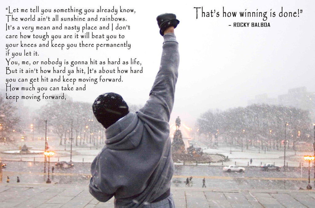 Rocky Balboa gym hope quote canvas wall art print picture READY TO HANG