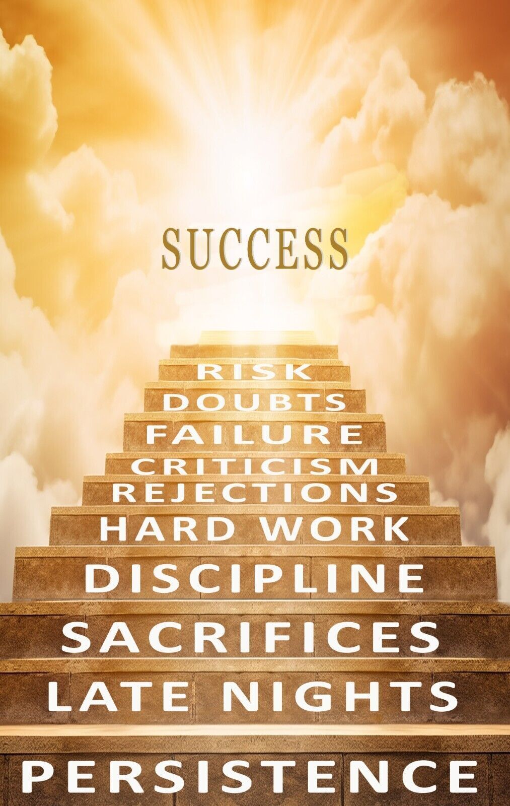 Inspirational Motivation Success Canvas Wall Art Picture Print