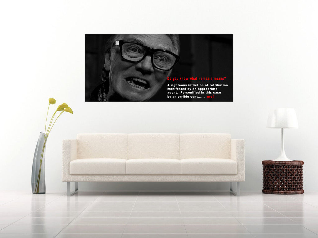 SNATCH BRICK TOP QUOTE Cotton Canvas Wall Art Picture Print A1, A2 Ready to Hang
