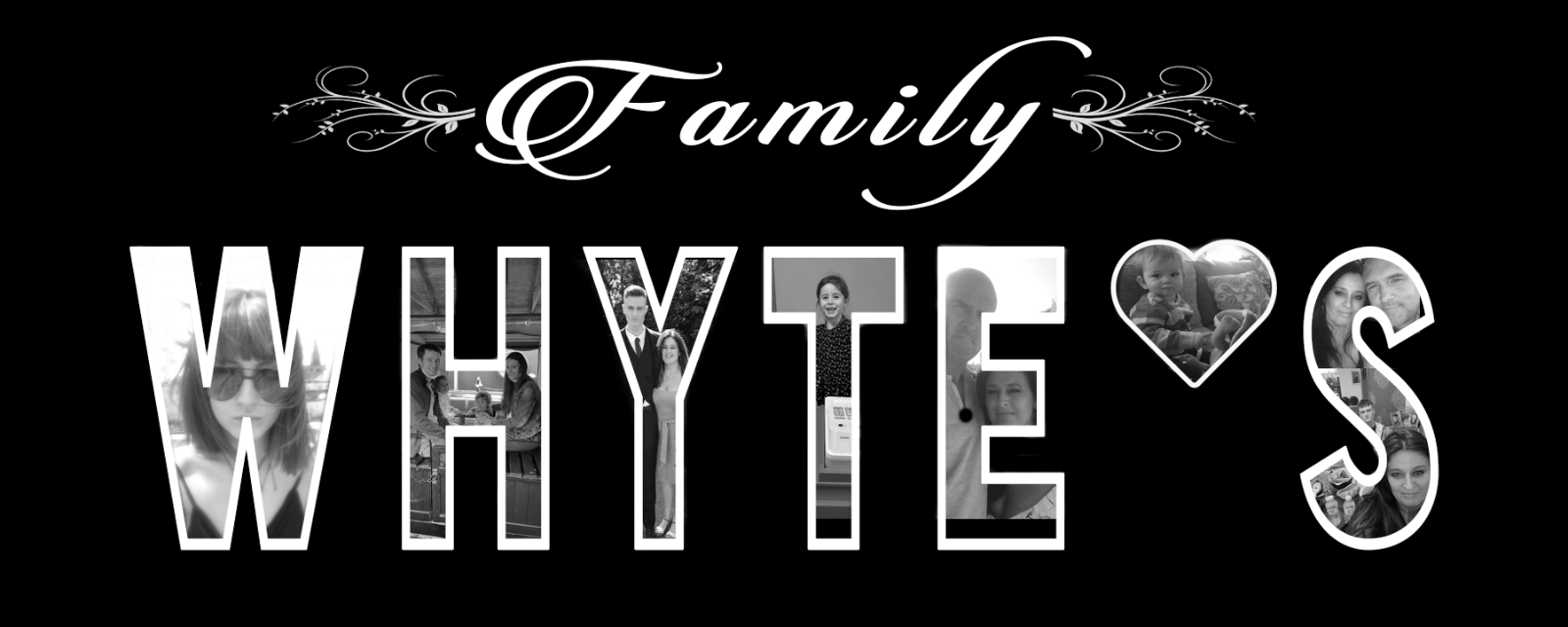 Personalized Photos in Words/ Family Names Canvas Collage Wall Art Picture Print