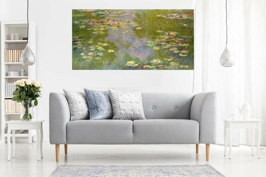 Claude Monet, The Water Lilies Painting Canvas Wall Art Print
