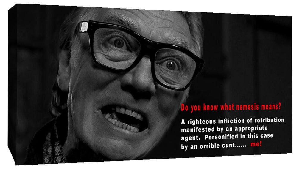 SNATCH BRICK TOP QUOTE Cotton Canvas Wall Art Picture Print A1, A2 Ready to Hang