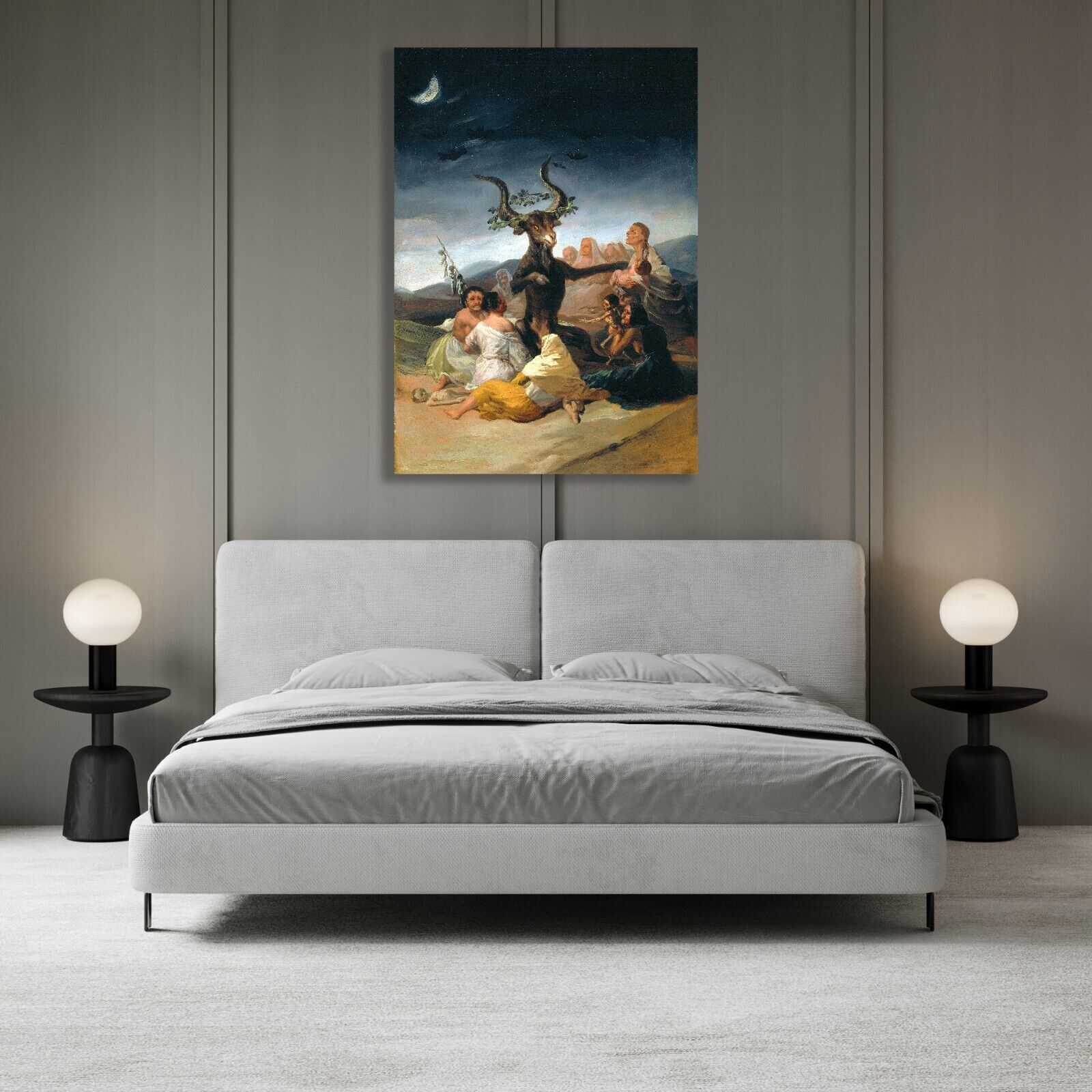 FRANCISCO GOYA, WITCHES SABBATH Canvas Wall Art Picture Print