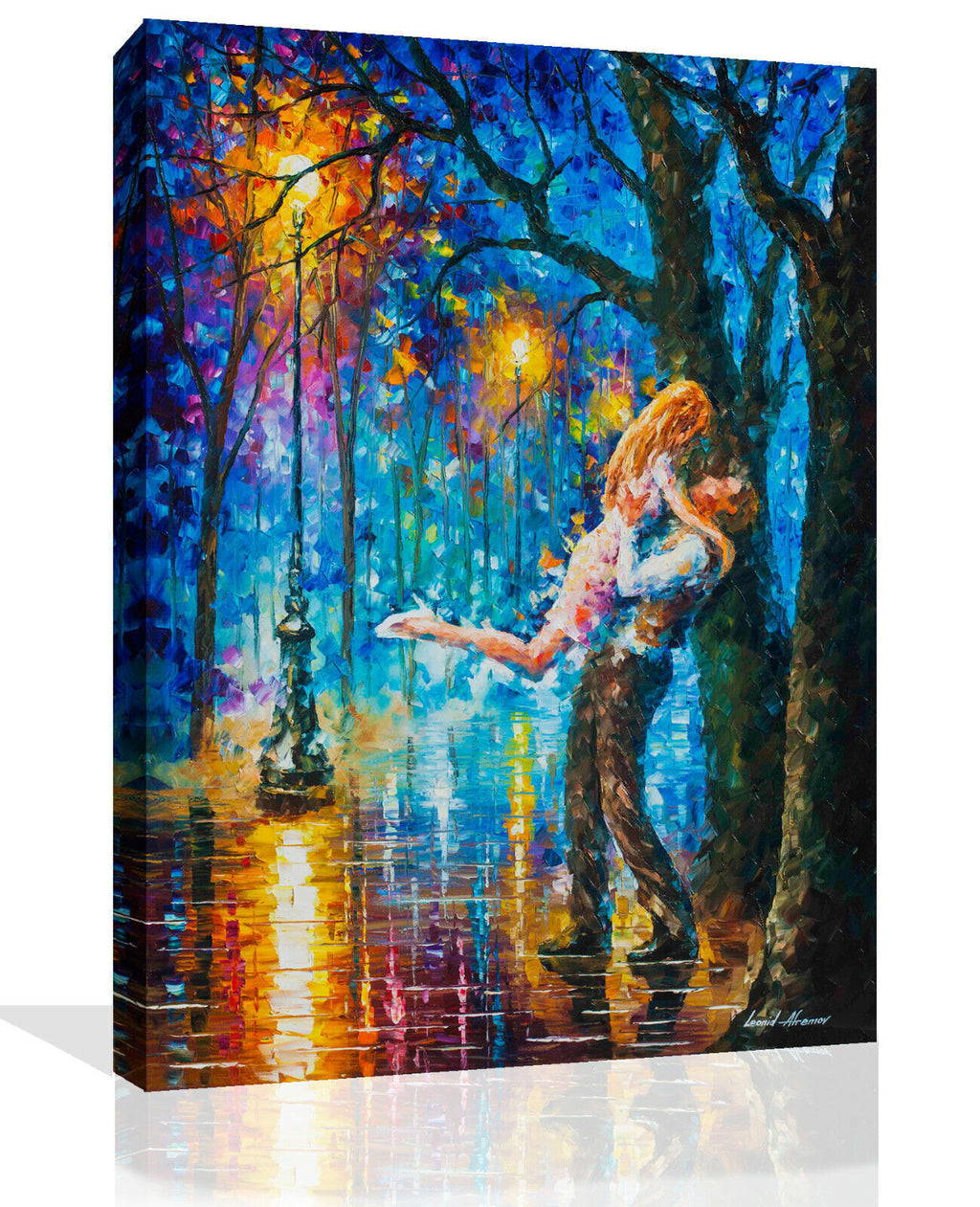 Leonid Afremov The Proposal OIL PAINTING Canvas Wall Art Picture Print