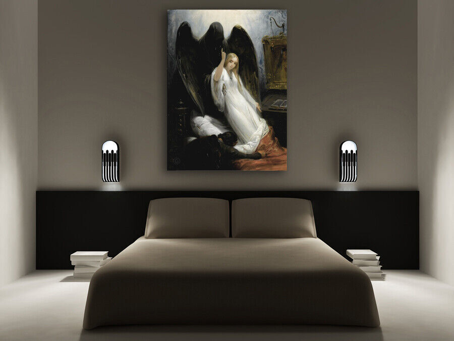 The Death Angel PAINTING -CANVAS WALL ARTWORK PICTURE PRINT