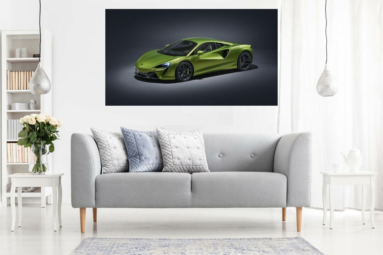 Mclaren Artura Sports Super car CANVAS WALL ART Picture Print