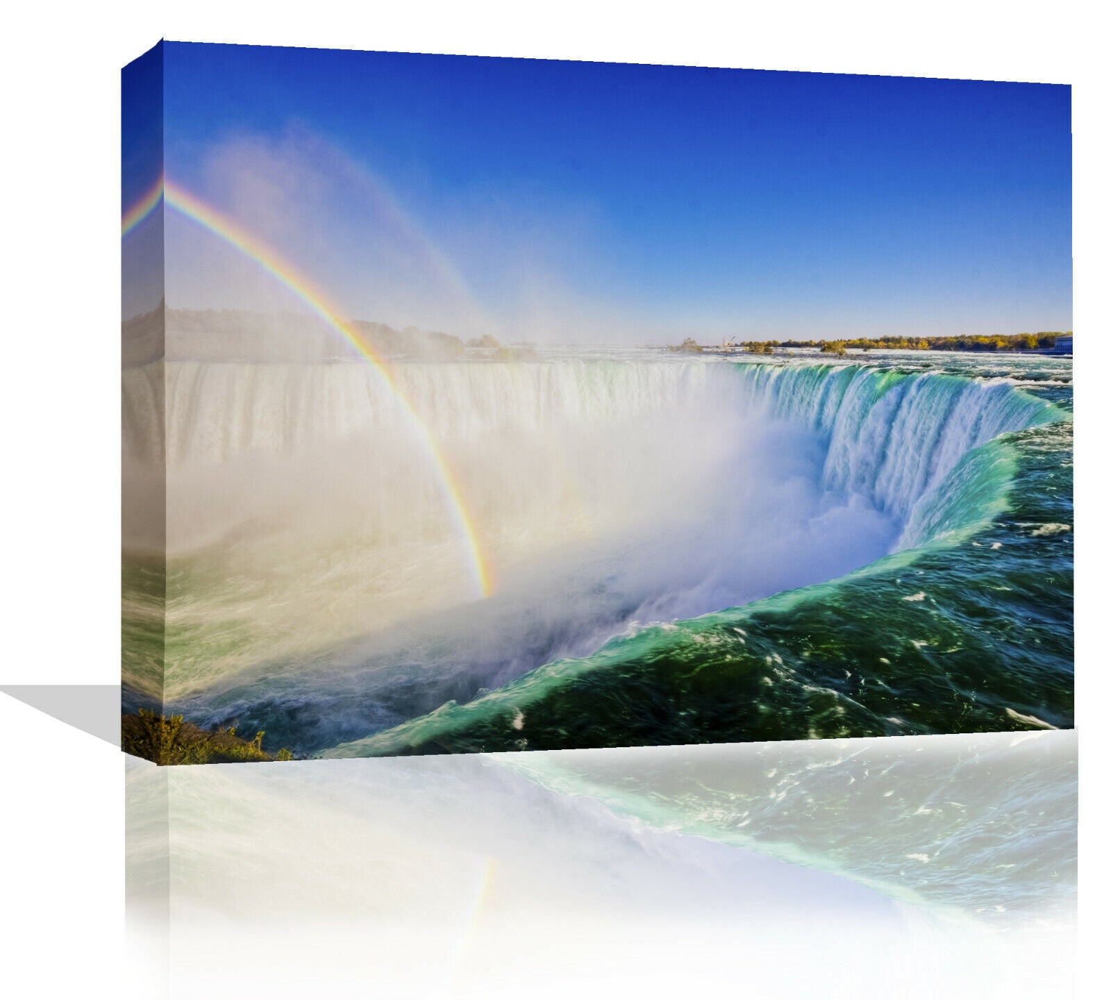 Rainbow over Niagra Falls CANVAS WALL ART PRINT PICTURE ARTWORK