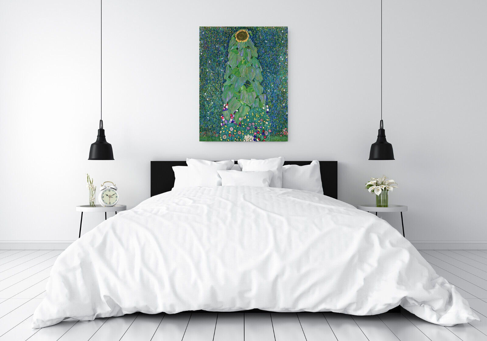 GUSTAV KLIMT THE SUNFLOWER  Canvas Wall Art Picture Print