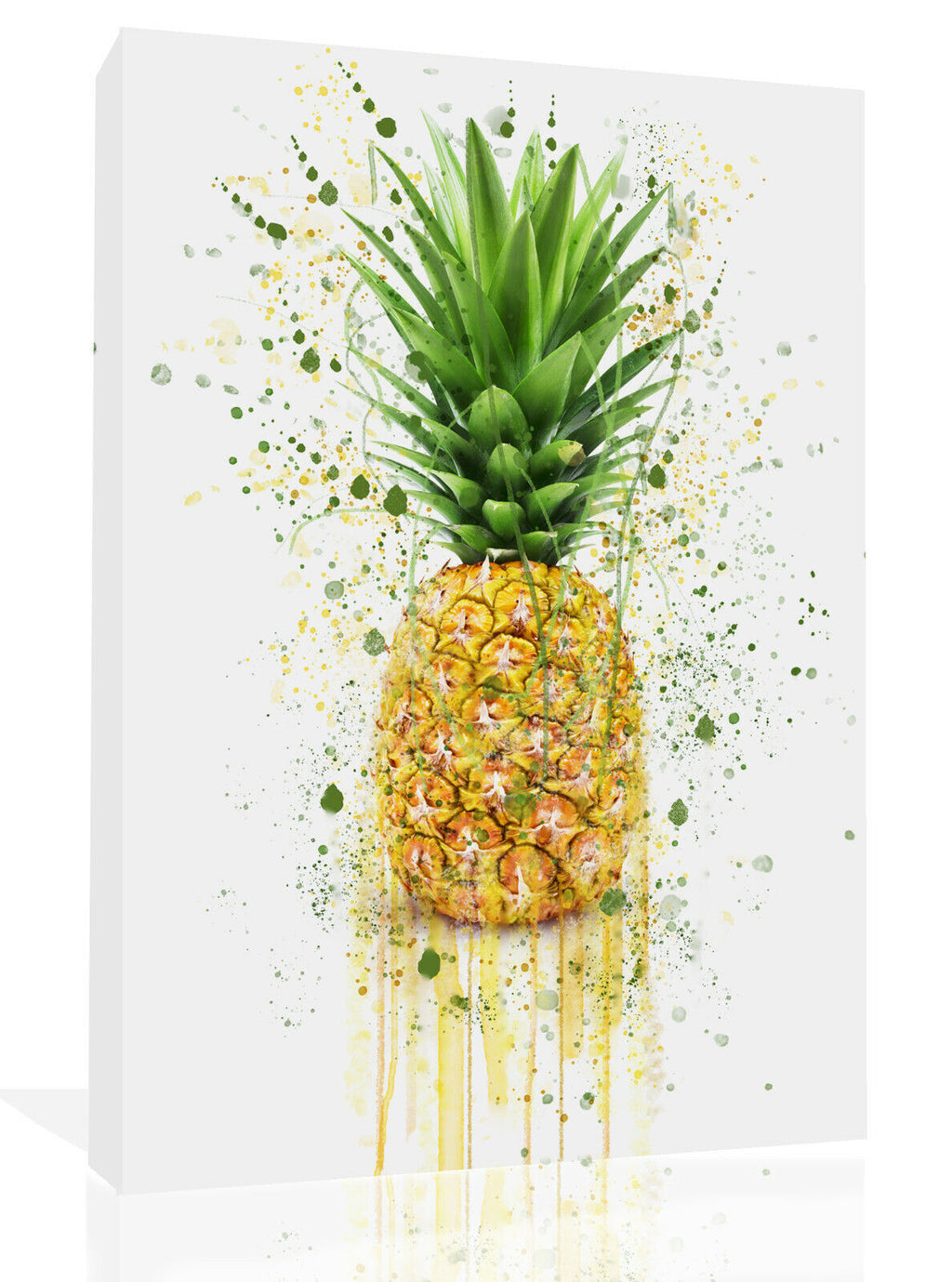 Abstract Pineapple CANVAS WALL SPLASH ART PICTURE PRINT