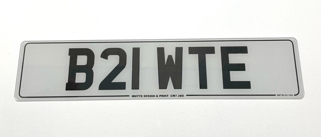 100% ROAD Legal Premium Car Registration Number Plates PAIR/FRONT/REAR -NEXT DAY