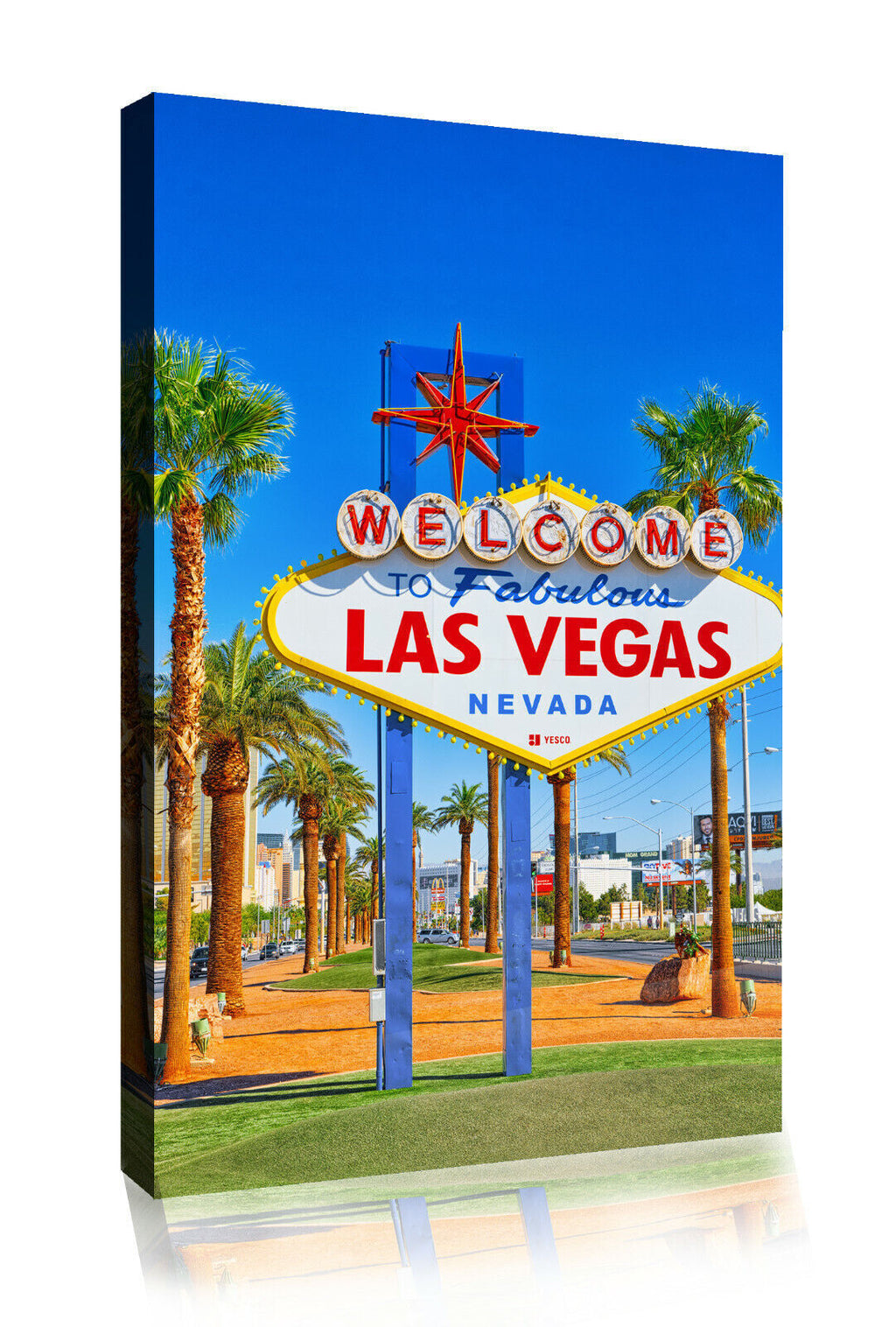 Welcome to Las Vegas Sign Canvas Wall Art Picture Print- ALL SIZES