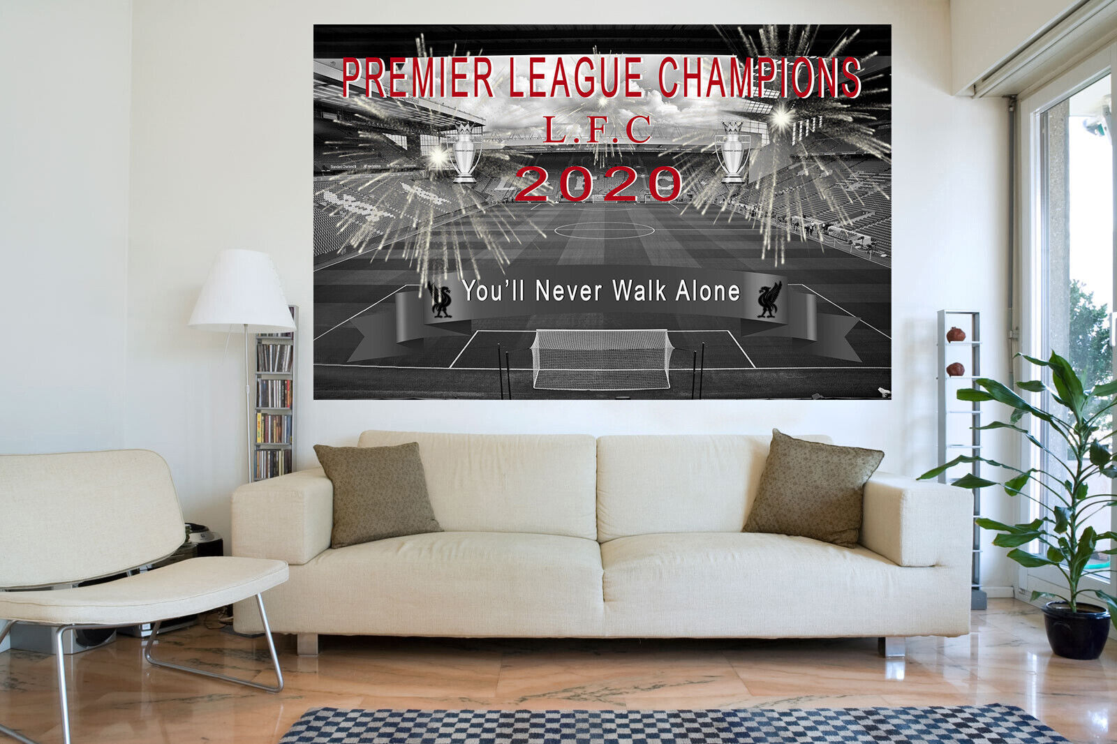 Premier League Champions Liverpool Football LFC CANVAS WALL ART Print Picture