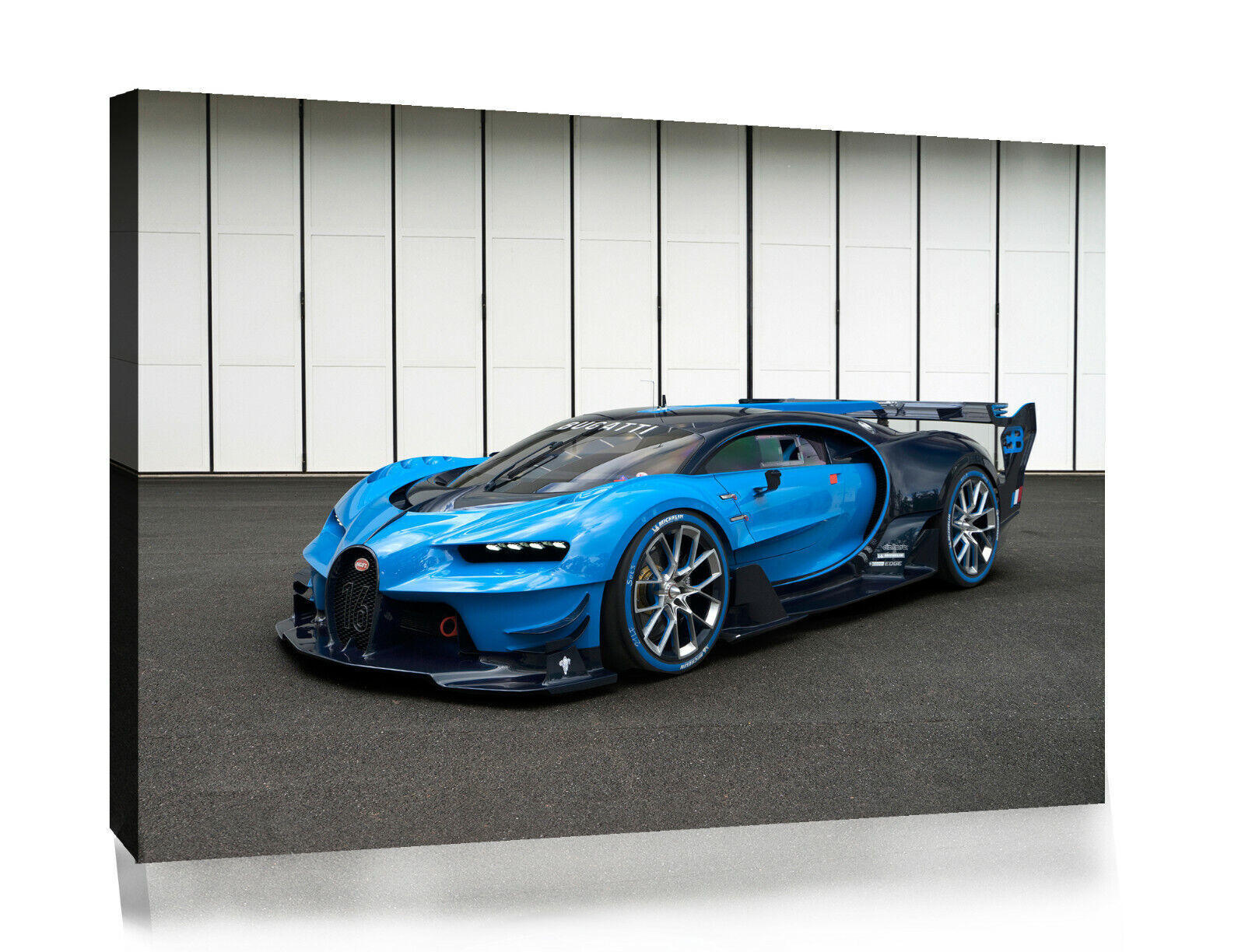 Bugatti Vision Gran Turismo Hypercar Super Car Canvas Print Picture Wall Art