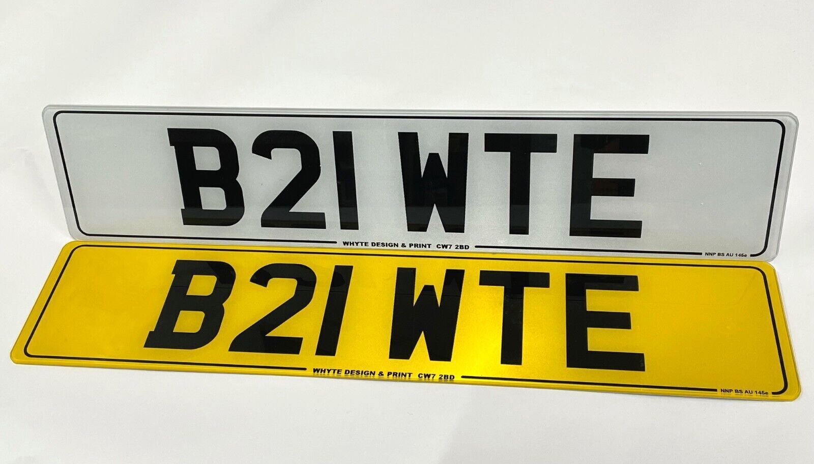 100% ROAD Legal Premium Car Registration Number Plates PAIR/FRONT/REAR -NEXT DAY