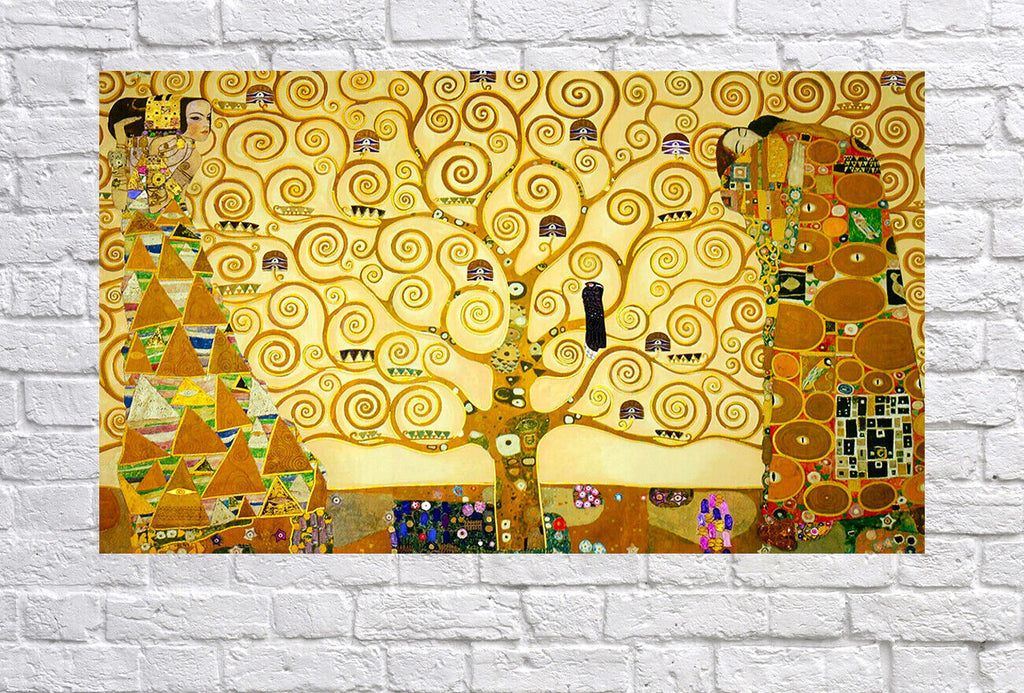 Gustav Klimt The Tree of Life on CANVAS WALL ART Picture Print