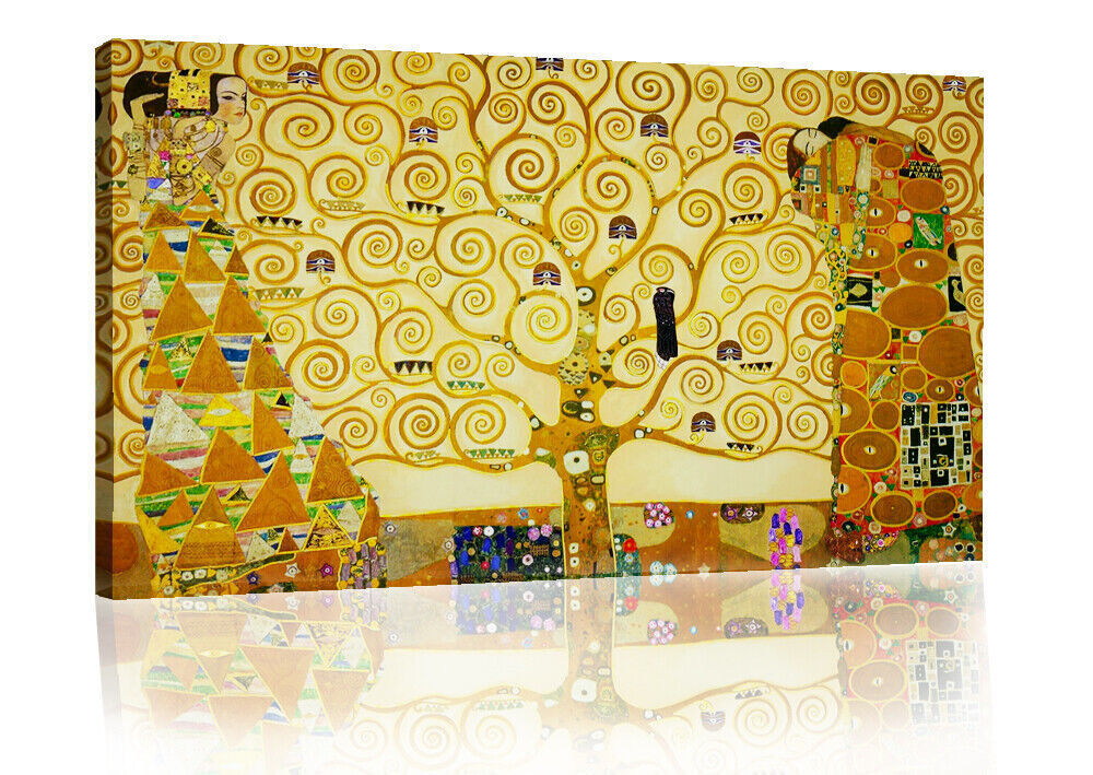 Gustav Klimt The Tree of Life on CANVAS WALL ART Picture Print