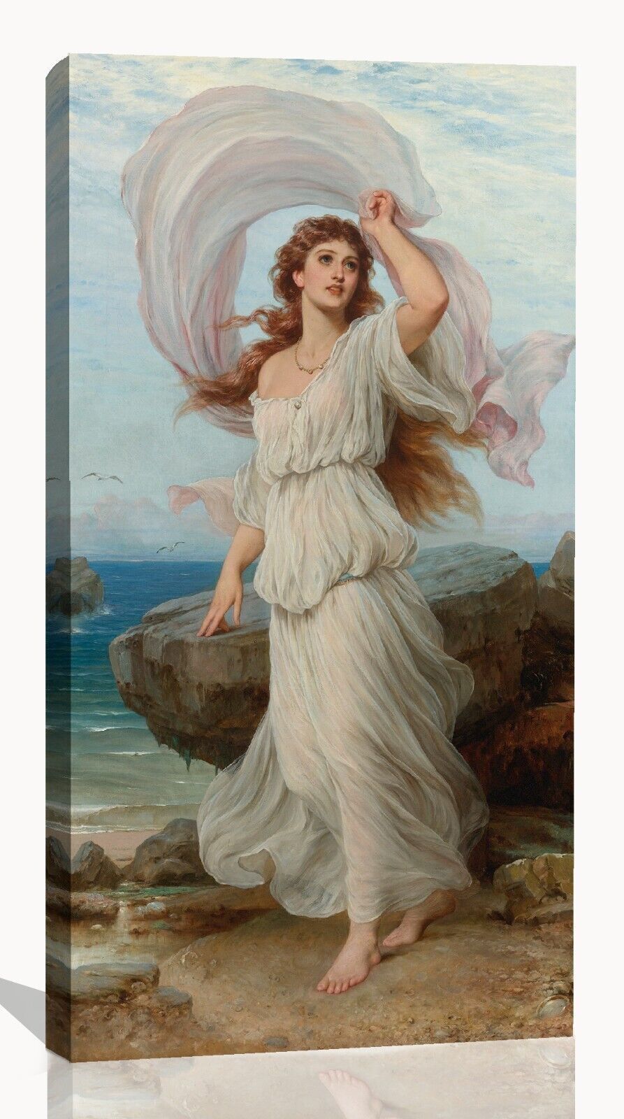 THOMAS FRANCIS DICKSEE, MIRANDA  Canvas Wall Art Picture Print