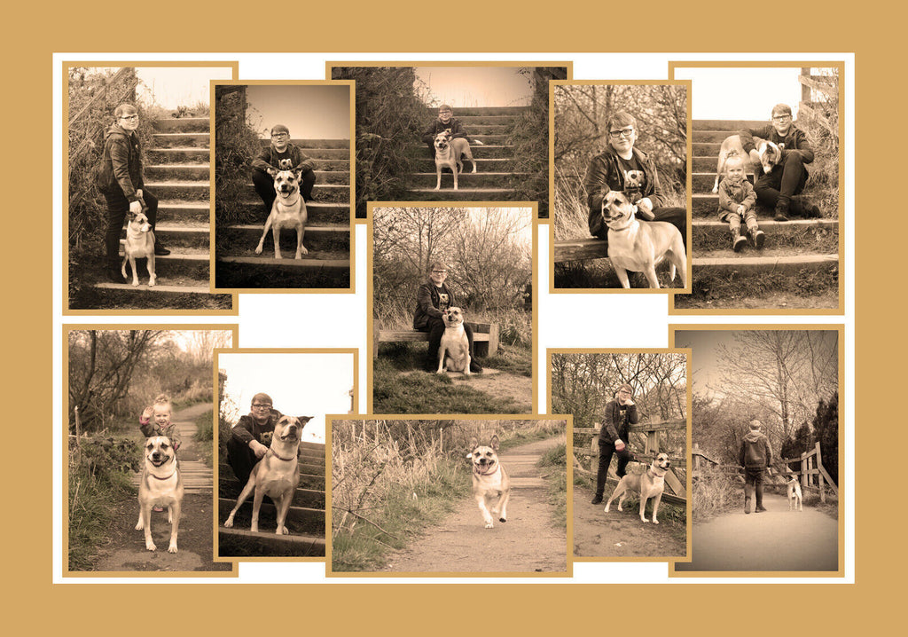 Your Personal Personalised Photos on a Collage /Montage Canvas Print - 12" x 12"