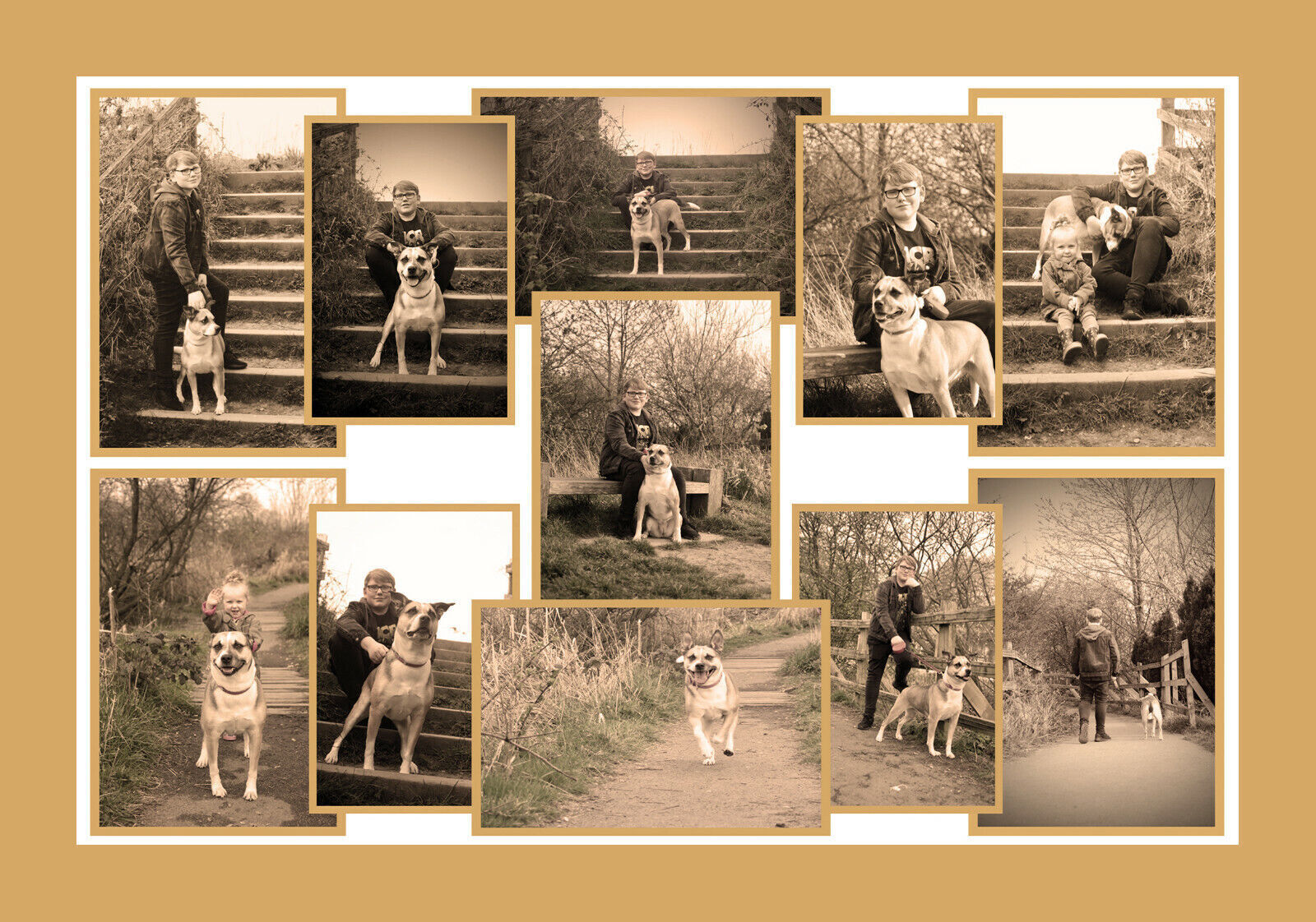 Your Personal Personalised Photos on a Collage /Montage Canvas Print - 12" x 12"