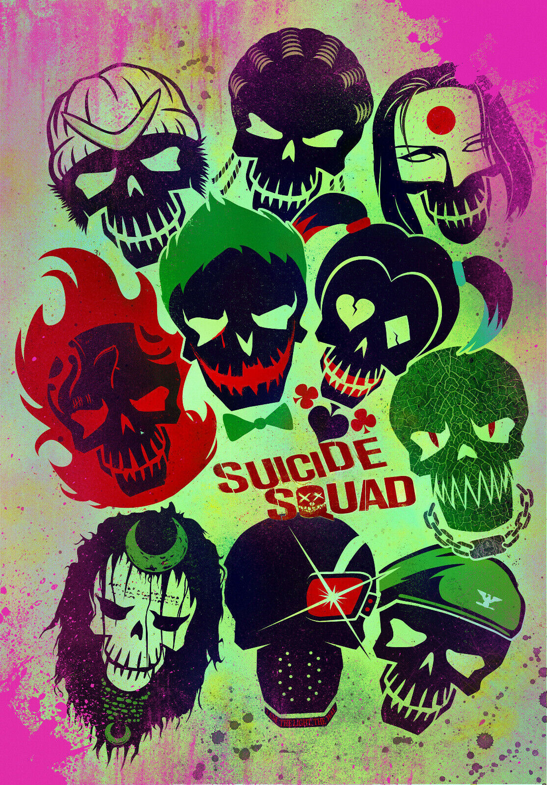 Suicide Squad Movie Framed Canvas Print Picture Wall Art - 100% Cotton