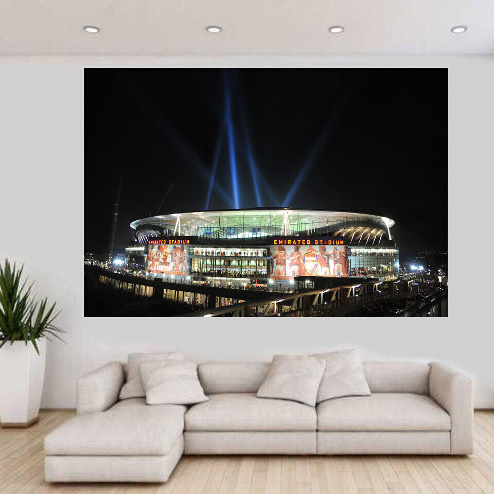 Arsenal Emirates Football Stadium Canvas Print Wall Art Picture