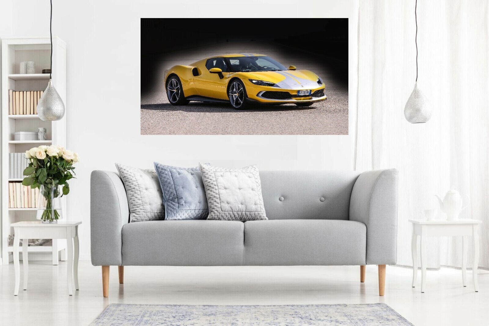 Your own custom car print on CANVAS WALL ART Picture Print petrol head
