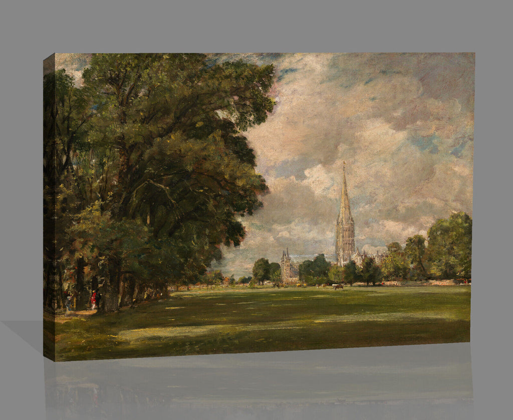 John Constable Salisbury Cathedral Painting Wall Art Picture Print