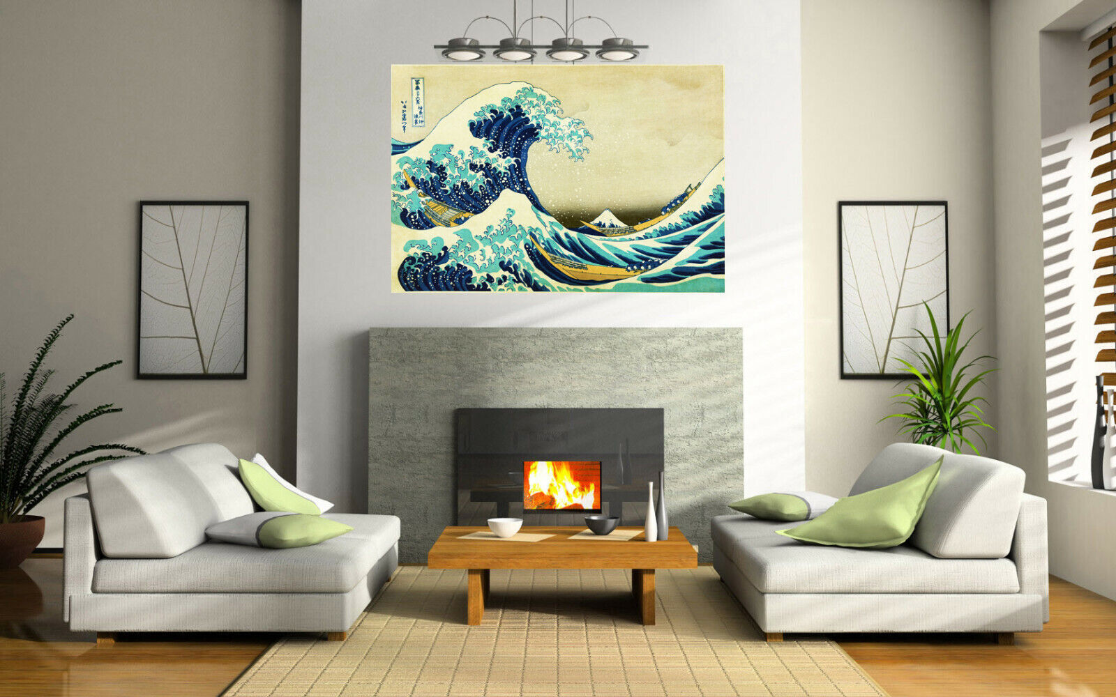 Hokusai The Great Wave off Kanagawa CANVAS WALL ART PRINT PICTURE