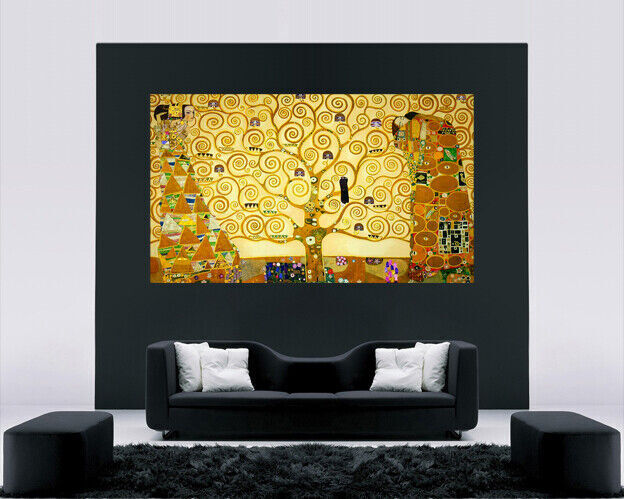 Gustav Klimt The Tree of Life on CANVAS WALL ART Picture Print