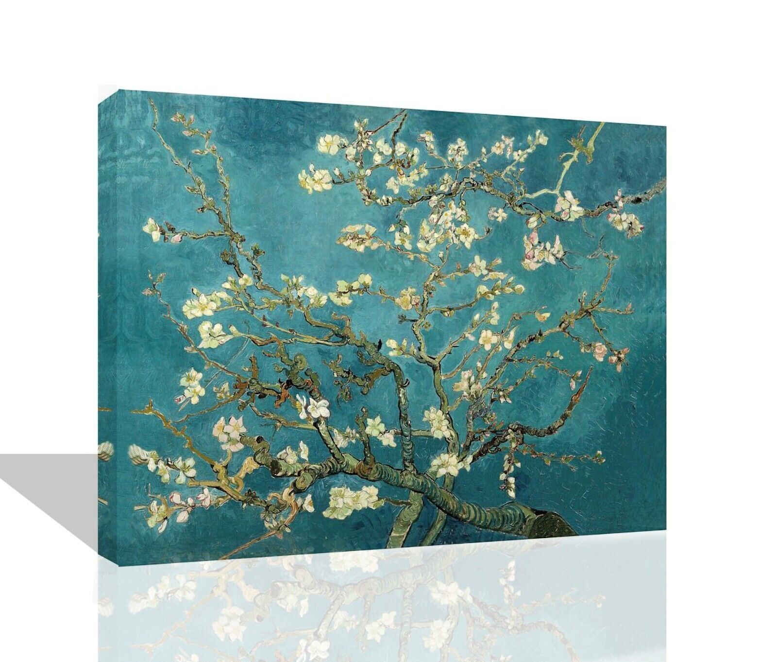 Vincent van Gogh Almond blossom duck egg blue CANVAS WALL ART PAINTING PRINT