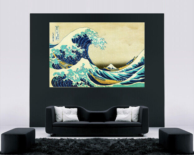 Hokusai The Great Wave off Kanagawa CANVAS WALL ART PRINT PICTURE