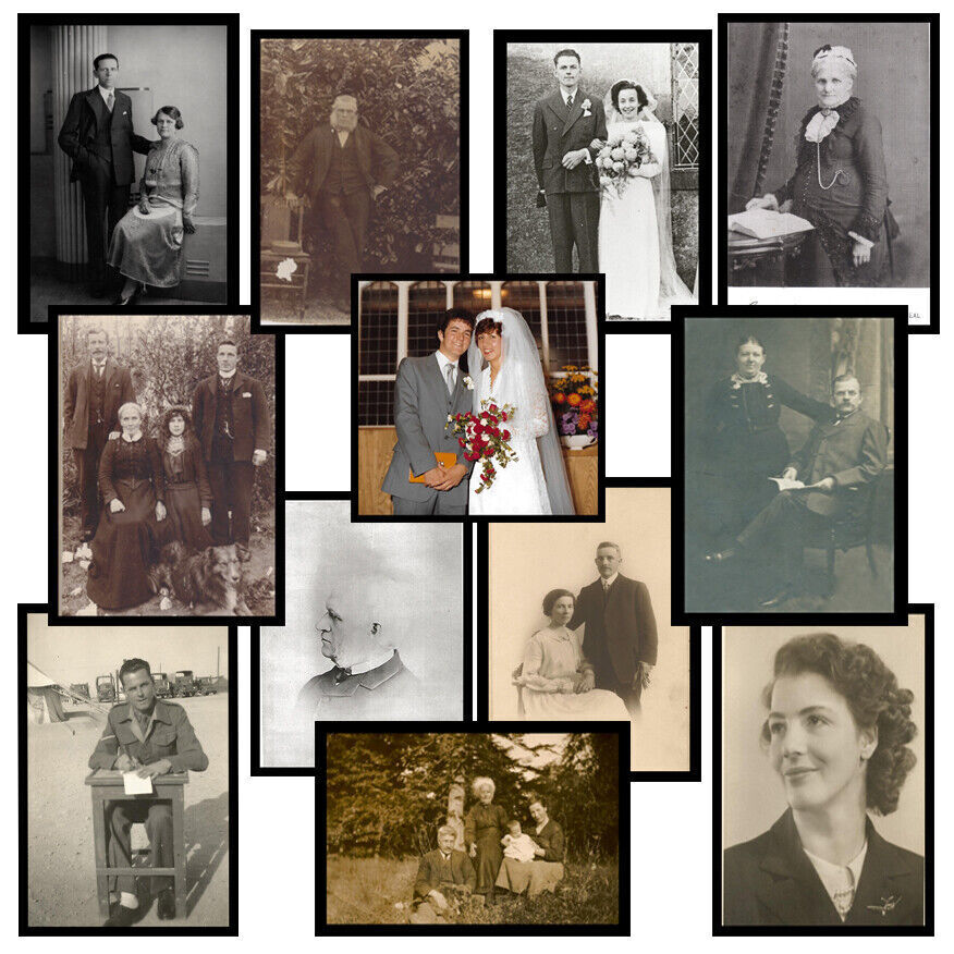 Your Personal Photos on a Collage/Montage - Cotton Canvas 40" x 29" 100cm x 75cm