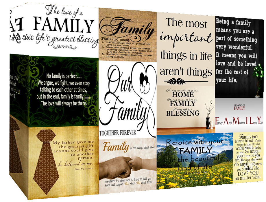 Family Quotes Canvas Wall Art  Picture 100% cotton - A1, A2, A0  ALL SIZES