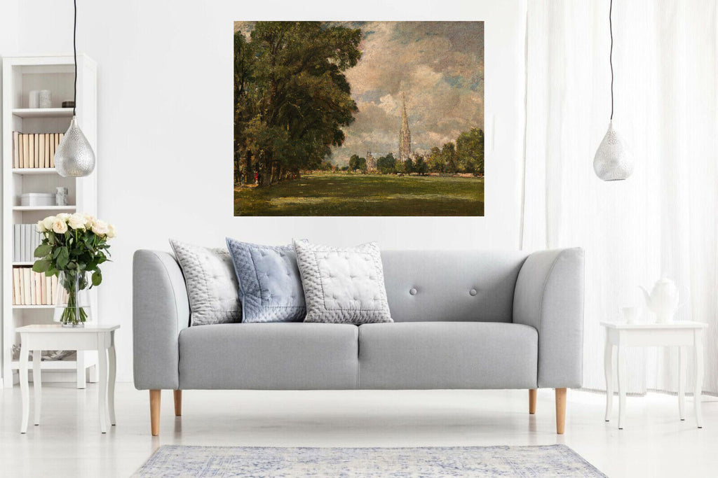 John Constable Salisbury Cathedral Painting Wall Art Picture Print