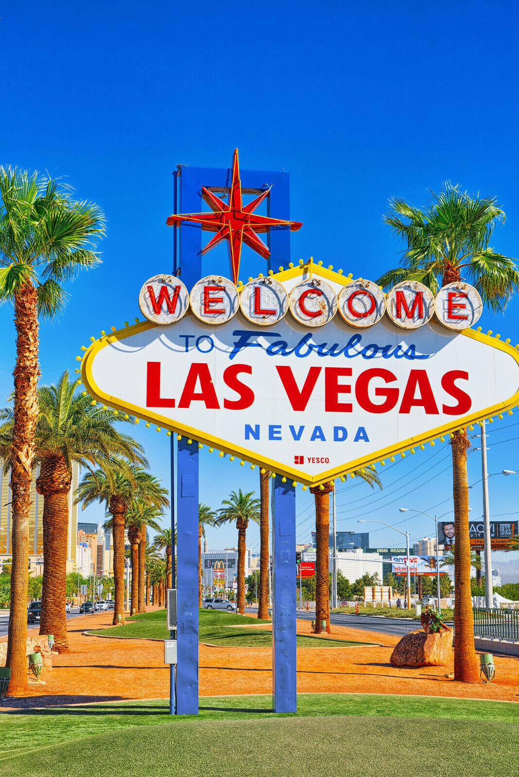 Welcome to Las Vegas Sign Canvas Wall Art Picture Print- ALL SIZES