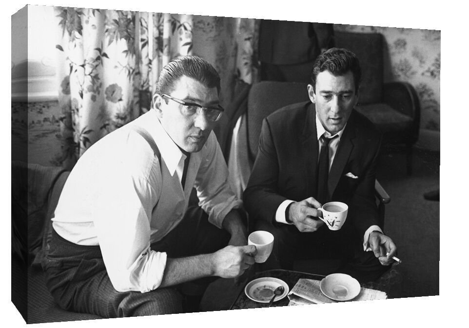 Famous Kray Brothers Canvas Wall Art Picture 100% cotton  - A1, A2, A0 sizes